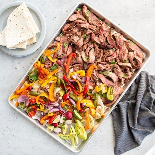 Nordic Ware Extra Large Baking Sheet, 21 x 15 inches, XL Big sheet pan Natural Uncoated Aluminum, Reinforced Steel Rim Prevents Warping, 1pk Big Sheet