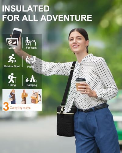 Capolo Lunch Bag for Women Men Insulated Lunch Tote Leakproof Lunchbox Bags