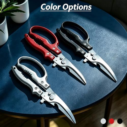 Heavy Duty Poultry Shears, Multi-functional Kitchen Scissors