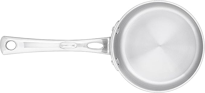 Cuisinart French Classic Tri-Ply Stainless 1-Quart Saucepan with Cover,Silver