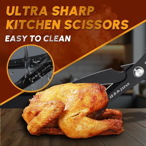 Huusk Kitchen Scissors all Purpose, Heavy Duty Kitchen Shears Set