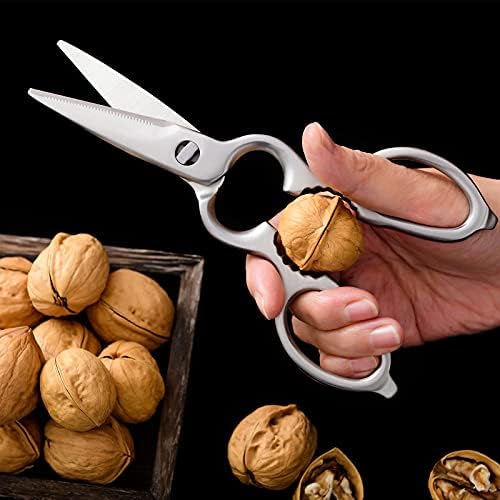 Detachable Kitchen Shears Full-Steel Forged Scissors Mirror-Polished Finish
