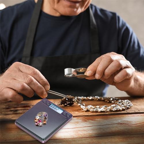 Fuzion Digital Scale .01 Gram Accuracy, 500g Small Kitchen Food Scales