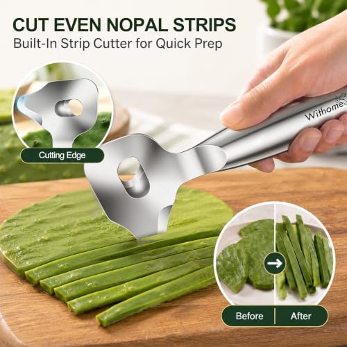 2 Pack Cactus Peeler, Nopales Prep Tool & Noodle Shaver