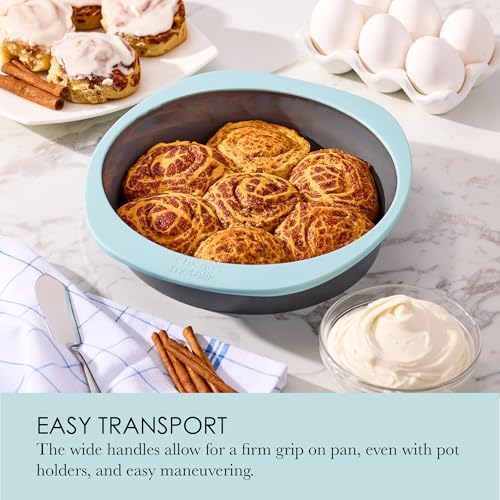 Chicago Metallic 8 Inch Silicone Round Cake Pan