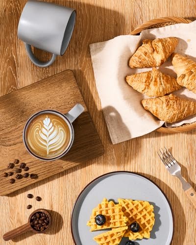 famiware Mercury Coffee Mugs 13 oz, Coffee Mugs Set of 6 with Handle