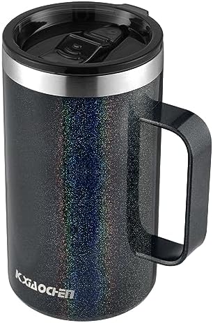 KXIAOCHEN 20 oz Insulated Coffee Mug, Coffee Cup with Lid and Wide Handle
