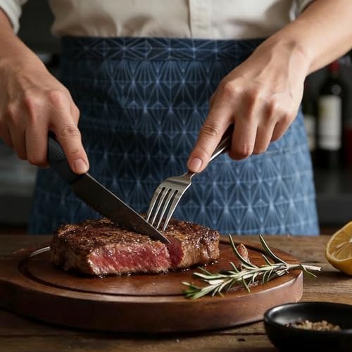 imarku 14-Piece Premium Knife Block Set, Black Kitchen Knife Set with Block and Build-in Sharpener, High-Carbon Stainless Steel Knives for Lasting Sharpness, Dishwasher Safe, Gift for Men