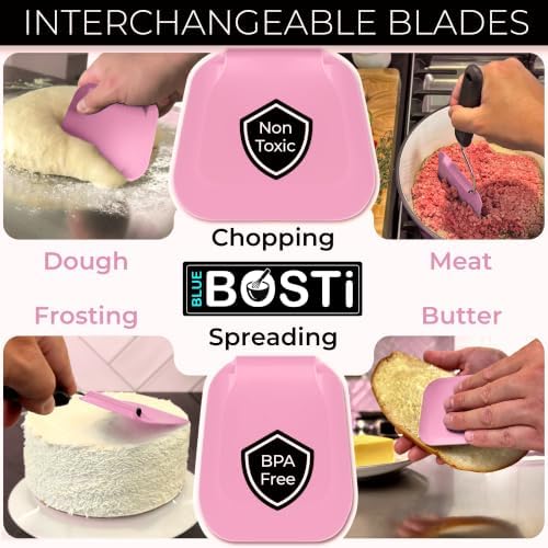 Adjustable Angle Spatula PPSU Material – Flexible Cooking Egg Flipper & Fish Spatula for Pancakes & Indoor Griddles – Swappable Heat-Resistant Thin Heads Spatula - Non-Stick Cookware Safe
