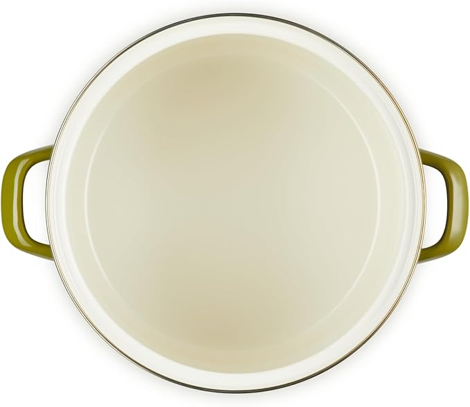 Le Creuset Enamel on Steel Stockpot, 10 qt., Olive