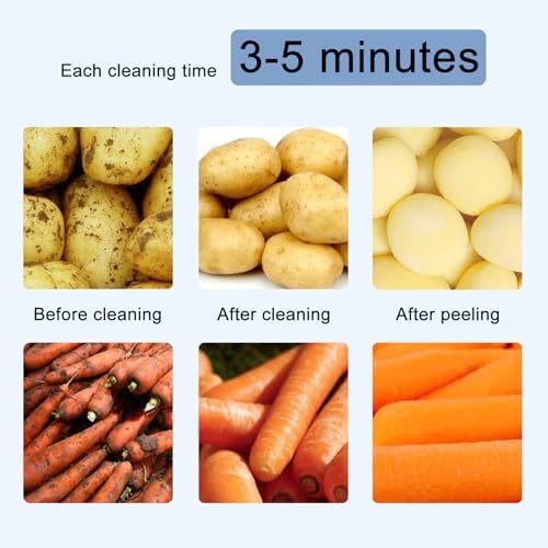Automatic Electric Rolling Peeling Machine 26.4lbs Capacity 110V