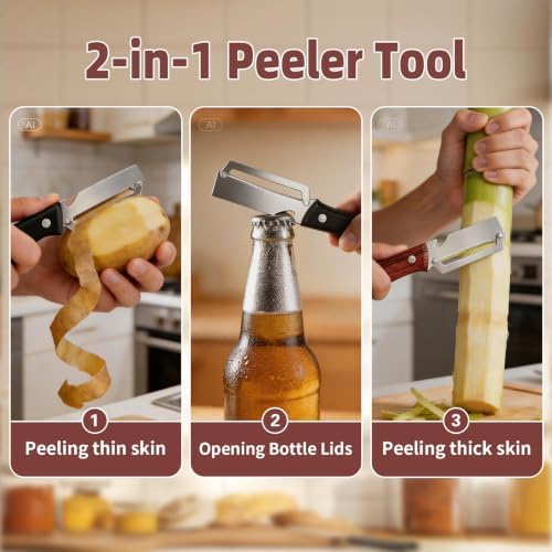 Multifunctional Vegetable Peeler for Peeling Potato Carrot(2 Pack)