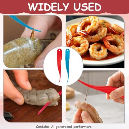 Shrimp Deveiner Tool 2PCS Shrimp Peeler Seafood Cleaner Set