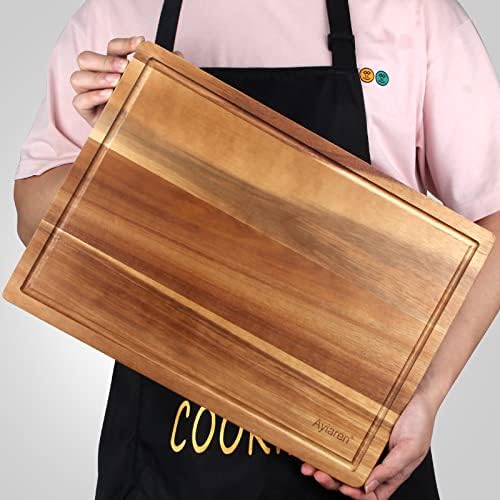 Acacia Wood Chopping Cutting Boards for Kitchen Wooden Charcuterie Board