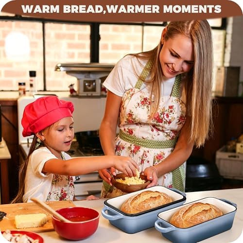 Cast Iron Loaf Pan with Lid, 9x5 Loaf Pans for Homemade Bread