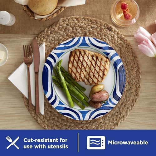 Dixie Ultra Large Paper Plates, 10 Inch, Heavy Duty Disposable Plates