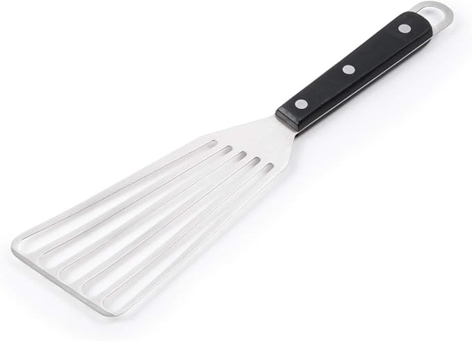 Fox Run Chef's Stainless Steel Fish Spatula, Slotted, Metallic