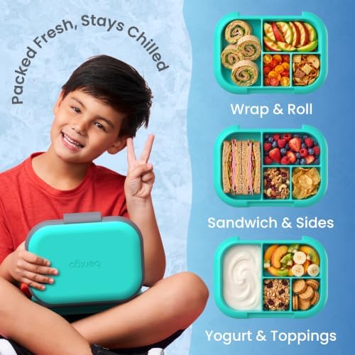 Bentgo Chill Kids 4-Compartment Bento Box Leakproof Lunch Box