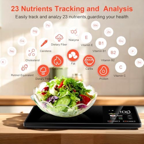 Smart Food Scale with Nutrition Calculator, App and Barcode Scanner