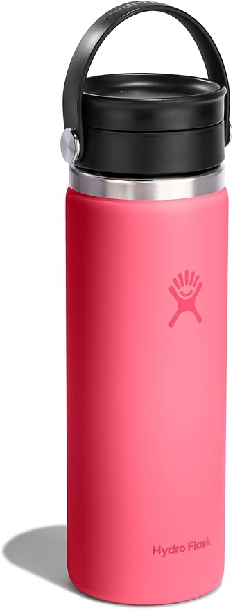 Hydro Flask Flex Sip Coffee Tumbler – Insulated Stainless Steel, Non Spill, Leak Proof Travel Cup 20 Oz Popstar Pink