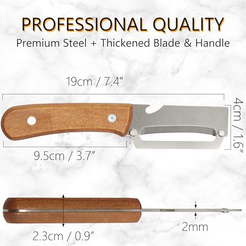 Heavy Peel Removal Prep Peeler | Cuts Thick & Wide Skin