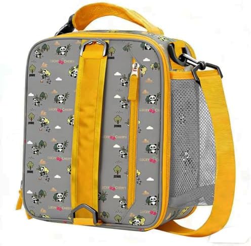 Expandable Lunch Box Kids,Cute Cartoon Insulated Lunch bag for Kids Boys Girls Portable Double-Capacity Lunchbox Special Design for school Picnic Outdoor