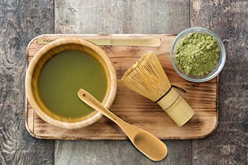 Matcha Whisk Set - (Chasen), Traditional Scoop (Chashaku), Tea Spoon