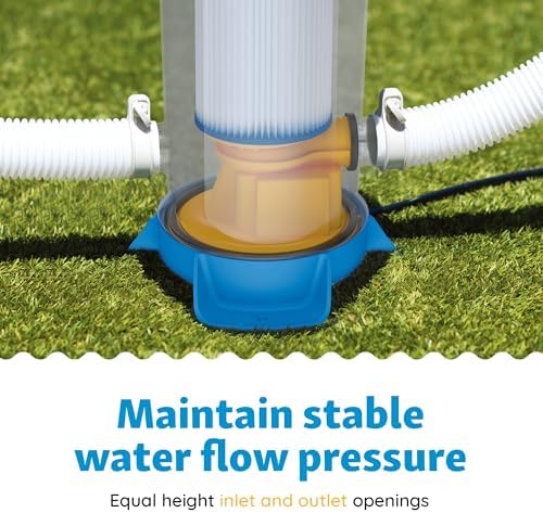 Funsicle FiltraBoost 1200 Pool Pump, 1200 GPH, Includes Type C Filter Cartridge, Hose Adapters, Hoses & GFCI Plug