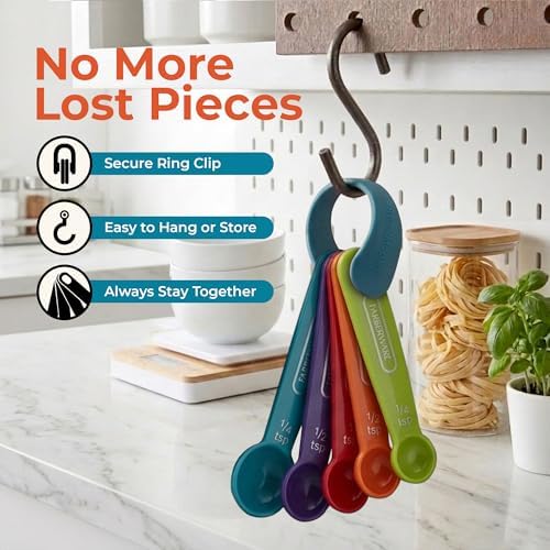 Farberware Color 9-Piece Measuring Cups and Spoons Set, Set of 9