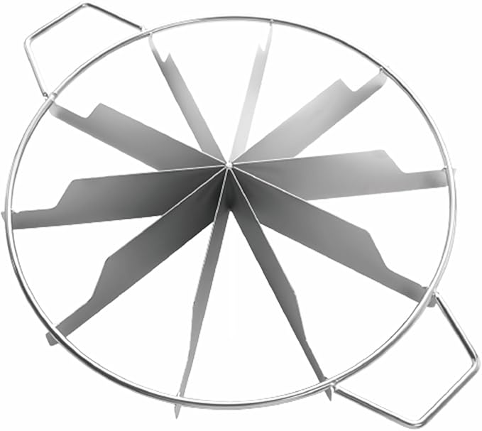 10 Slices Pie Cutter Cookie Cutters Pizza Cutters Stainless Steel Side-Handles