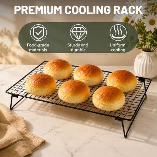Sourdough Bread Cooling Rack, 2-Pack Heavy-Duty Baking Cooling Racks