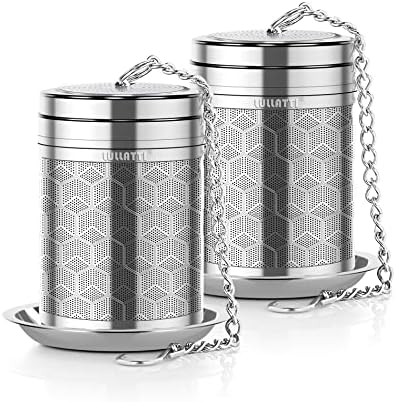 2-Pack Large Tea Infuser 304 Steel Fine Mesh for Teapots & Mugs