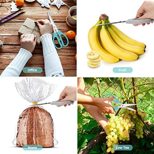 iBayam 3-Color Stainless Steel Dishwasher Safe Kitchen Shears Food Scissors