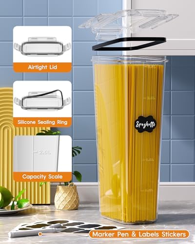 KEMETHY Airtight Food Storage Containers with Lids, 24 PCS, BPA-free