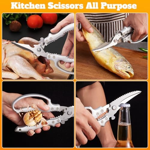 Poultry Shears, Kitchen Shears Heavy Duty for Chicken, Bones