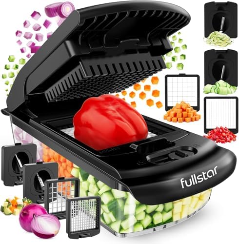 Fullstar Pro Original Vegetable Chopper & Spiralizer, Kitchen Prep Tool