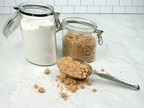 RSVP International Endurance Oval Measuring Scoop, 1/2 cup, Stainless Steel