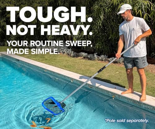 Pool Skimmer Net for Leaves // Leaf Rake for Pool, Heavy Duty Pool Net