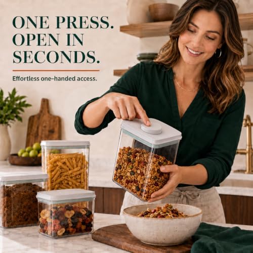 12-Piece Airtight Food Storage Containers, Pantry Canister Set