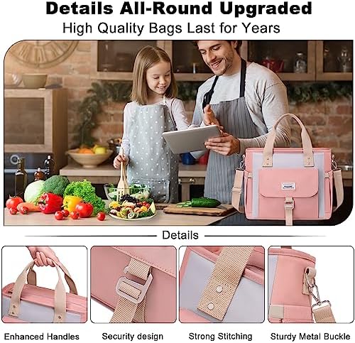 Weitars Insulated Lunch Bag for Women Men,Leak Proof Lunch Box for Work