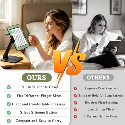 Remote Control Page Turner Ring for Kindle Paperwhite Oasis Scribe Kobo