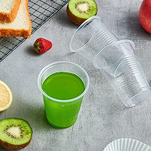Lilymicky 500 Pack 7 oz Disposable Plastic Cups, 7 oz Clear Plastic Cups