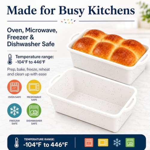 Single 9x5 Family Size Silicone Loaf Pan, BPA-Free Reinforced For Meal Prep