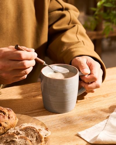 famiware Coffee Mugs Set of 6, Meteor 13 oz Ceramic Mug Cup Set with Handle