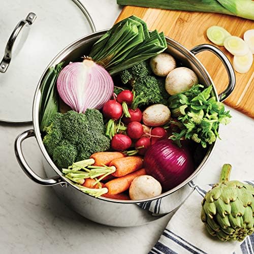 Tramontina 16-Quart Stainless Steel Stock Pot with Lid