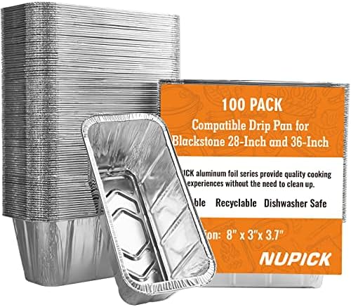 NUPICK Grease Cup Liners for Blackstone 17"/28"/36" Griddle