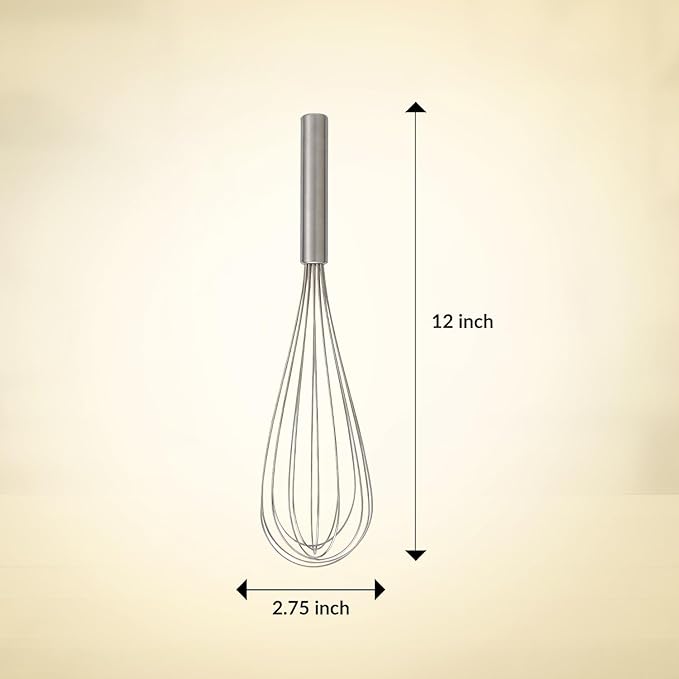 Mrs. Anderson’s Baking Balloon Whisk, Stainless Steel, 12-inches