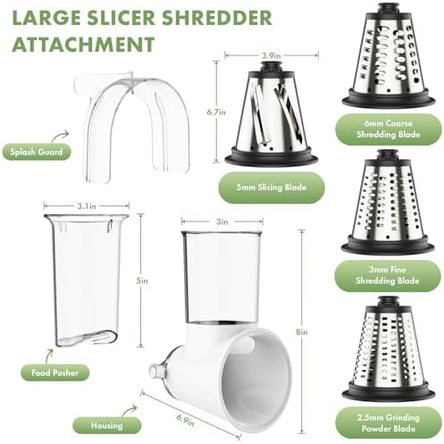 COFUN Cheese Grater Attachment for KitchenAid, Large Cheese Grater