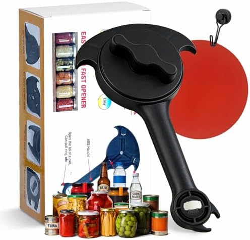 4-in-1 Jar Opener, Ruydiwale Adjustable Jar Opener for Seniors