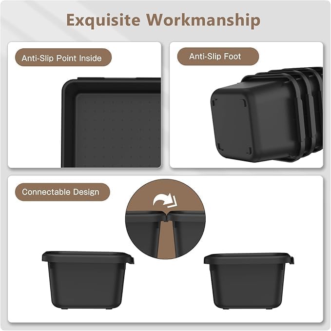 【𝗫𝗫𝗟 𝟱𝗽𝗰𝘀】A-LUGEI Tool Box Organizer Garage Organization and Storage